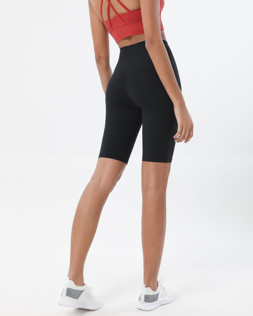 High Waisted Biker Short - Black