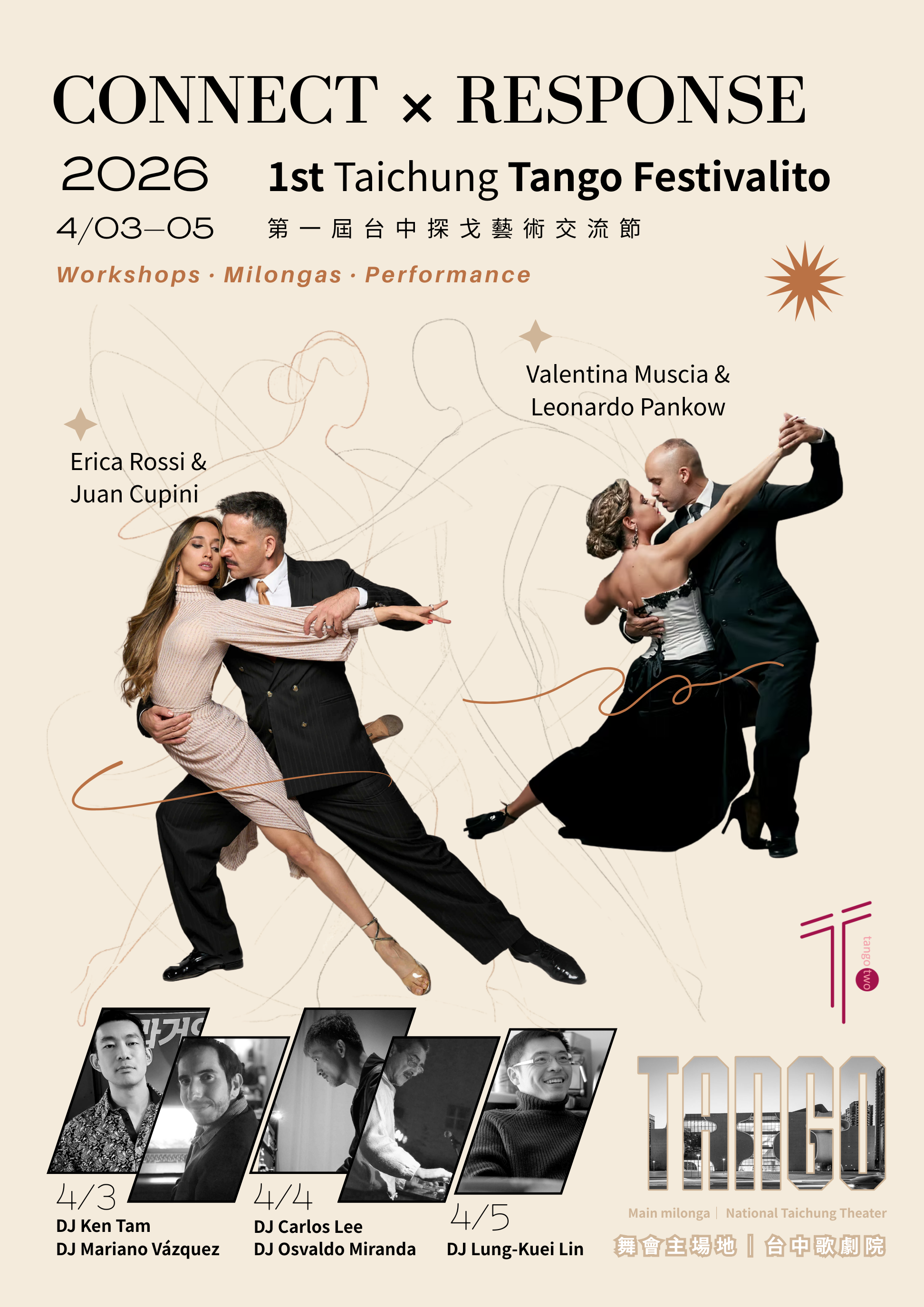 1st Taichung Tango Festivalito兩兩探戈