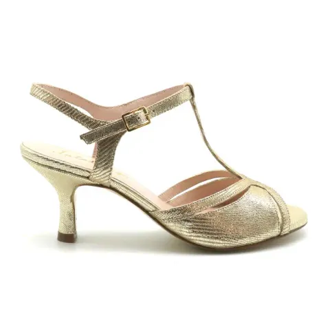 18F2 Salomé Serpent Doré talons 6cm