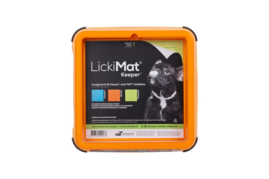 9349785005291 LM2101OR LickiMat Keeper Orange with label (2)