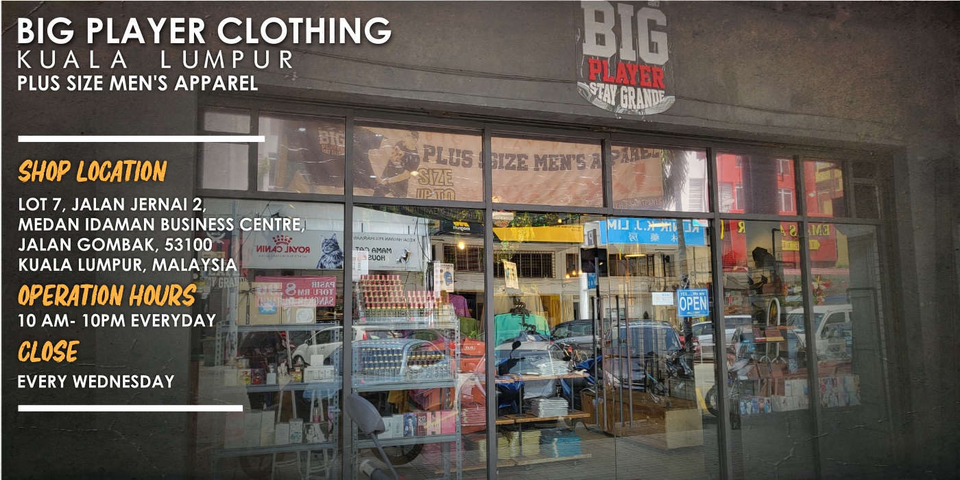Visit our store | BIG PLAYER CLOTHING