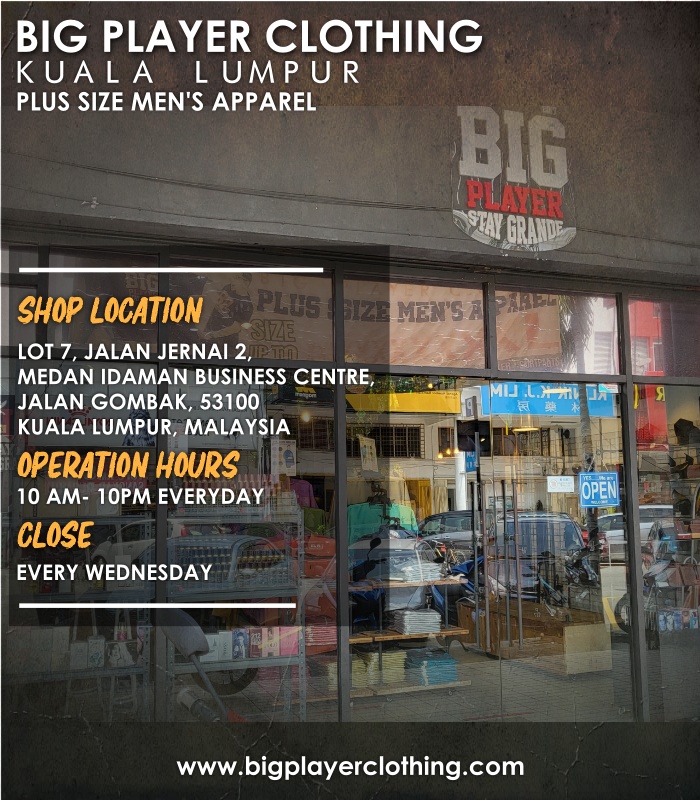 Visit our store | BIG PLAYER CLOTHING