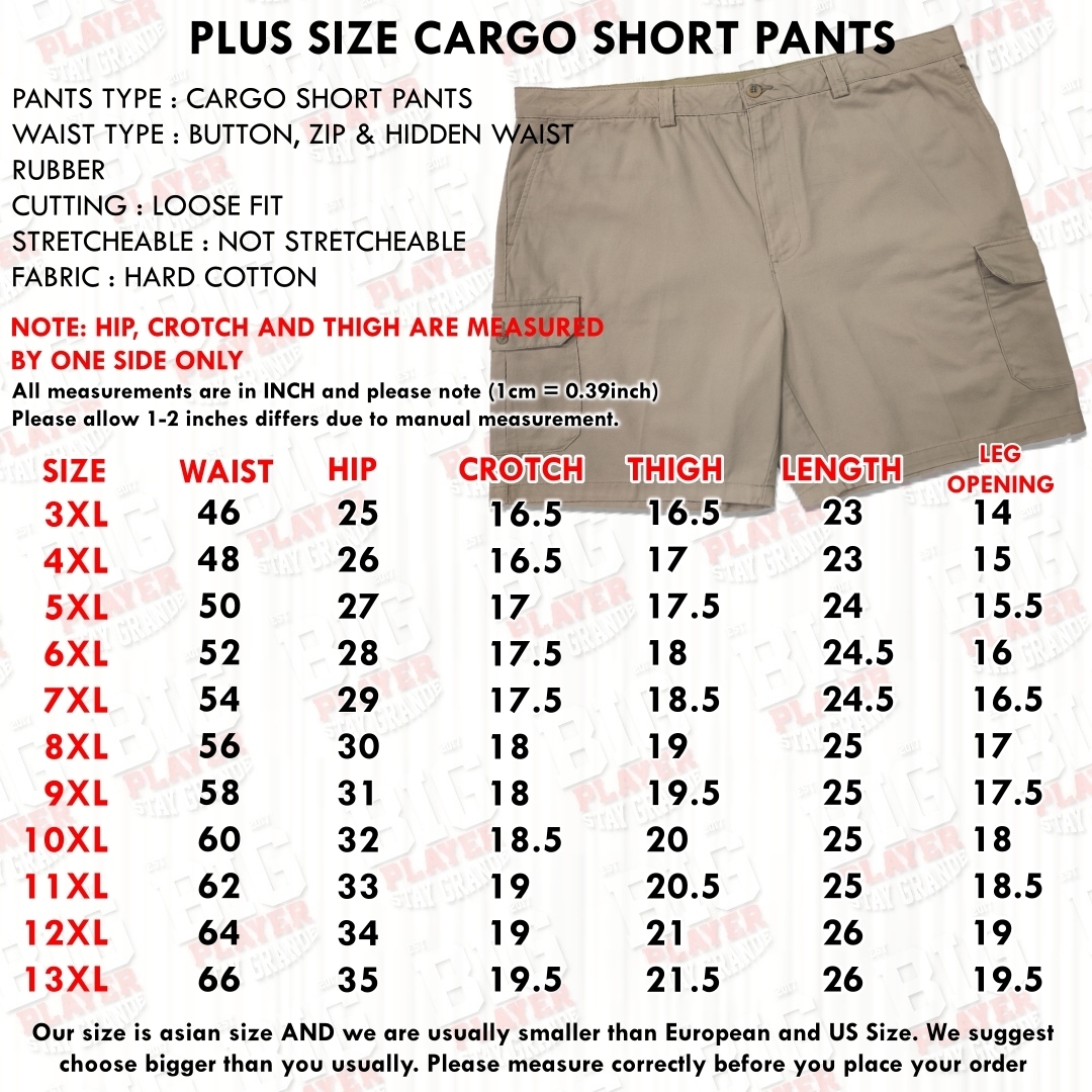 SHORT CARGO KHAKIS - HB