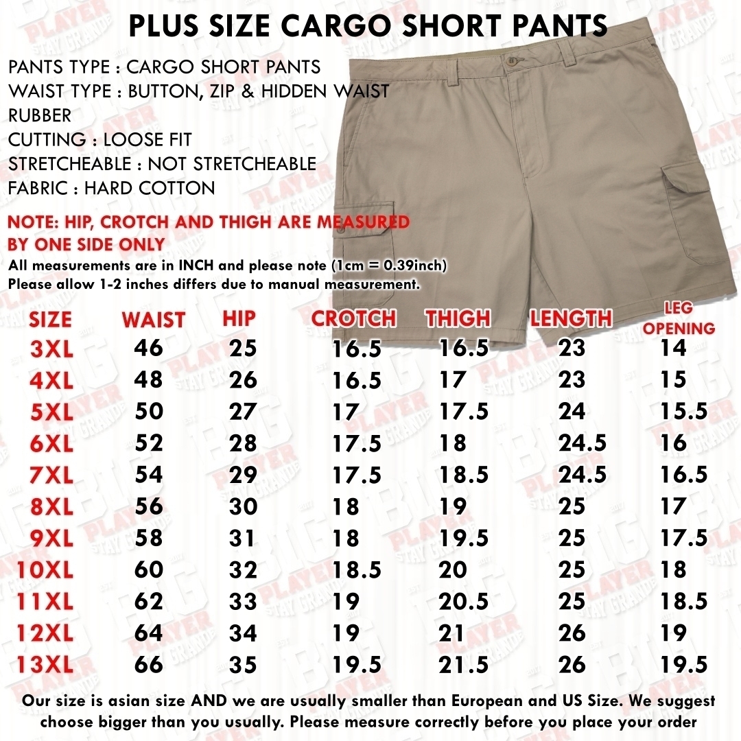 SHORT CARGO KHAKIS - HB