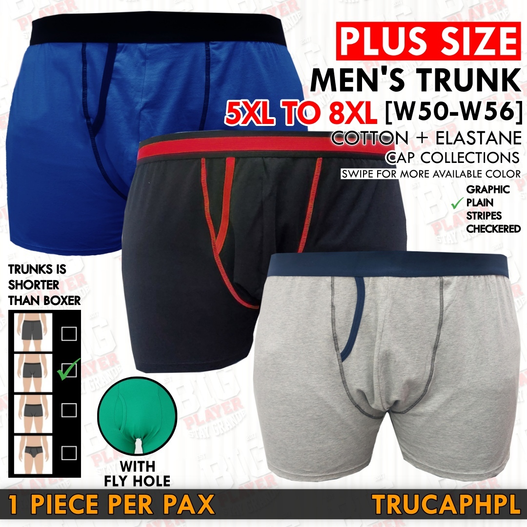 5XL-8XL TRUNK CAP PLAIN WITH HOLE