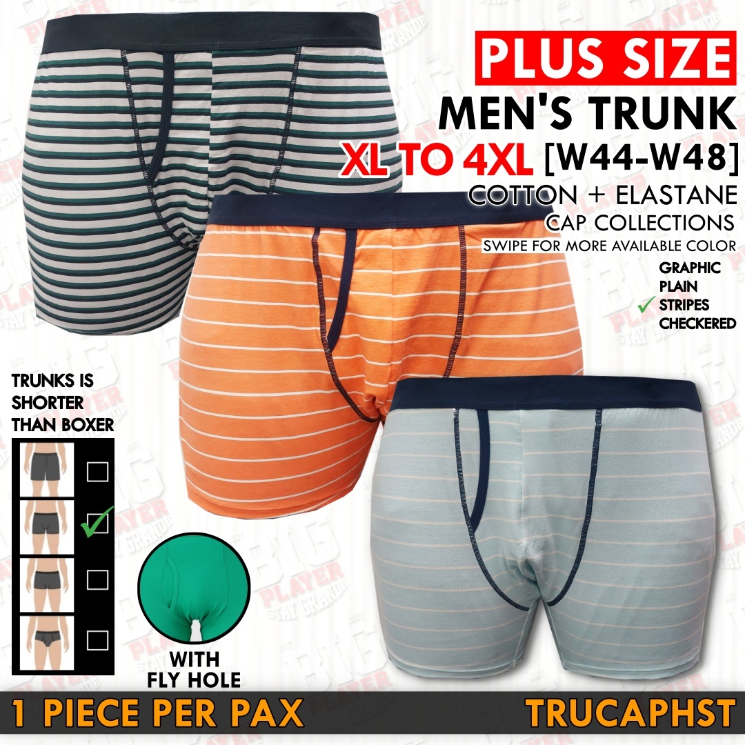 XL-4XL TRUNK CAP STRIPES WITH HOLE