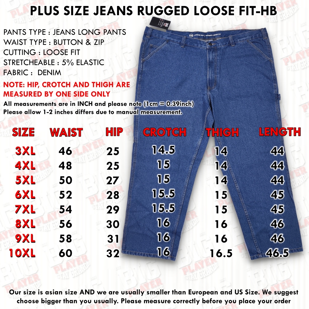 JEANS RUGGED LOOSE FIT HB