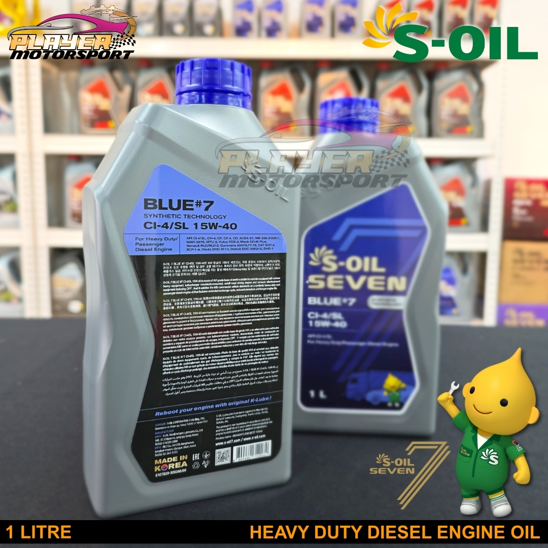 2. BLUE#7 15W-40 1 LITRE