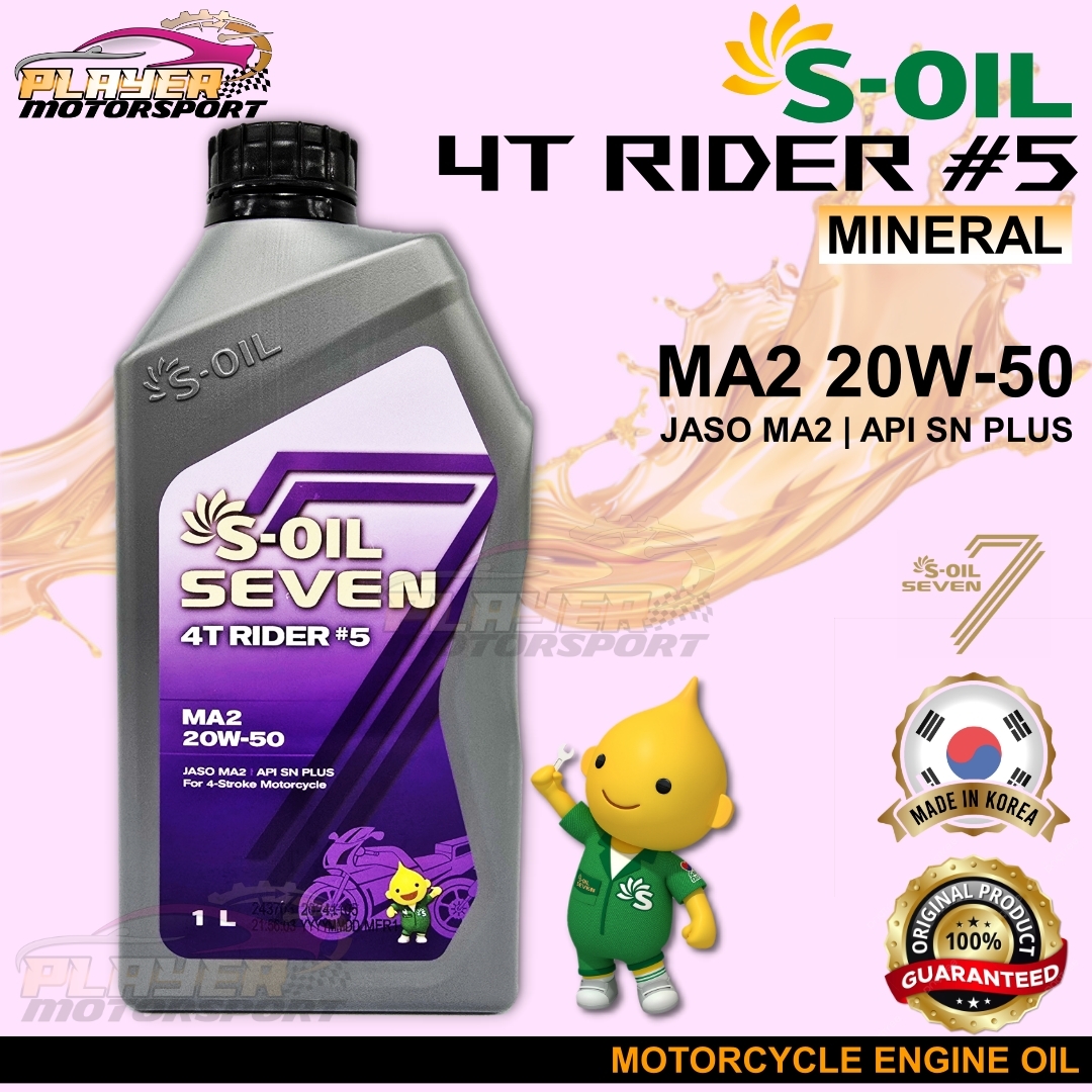 1. RIDER #5 MINERAL 20W-50