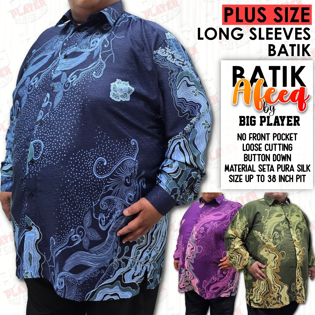 FRONT KEMEJA LONG BATIK AFEEQ