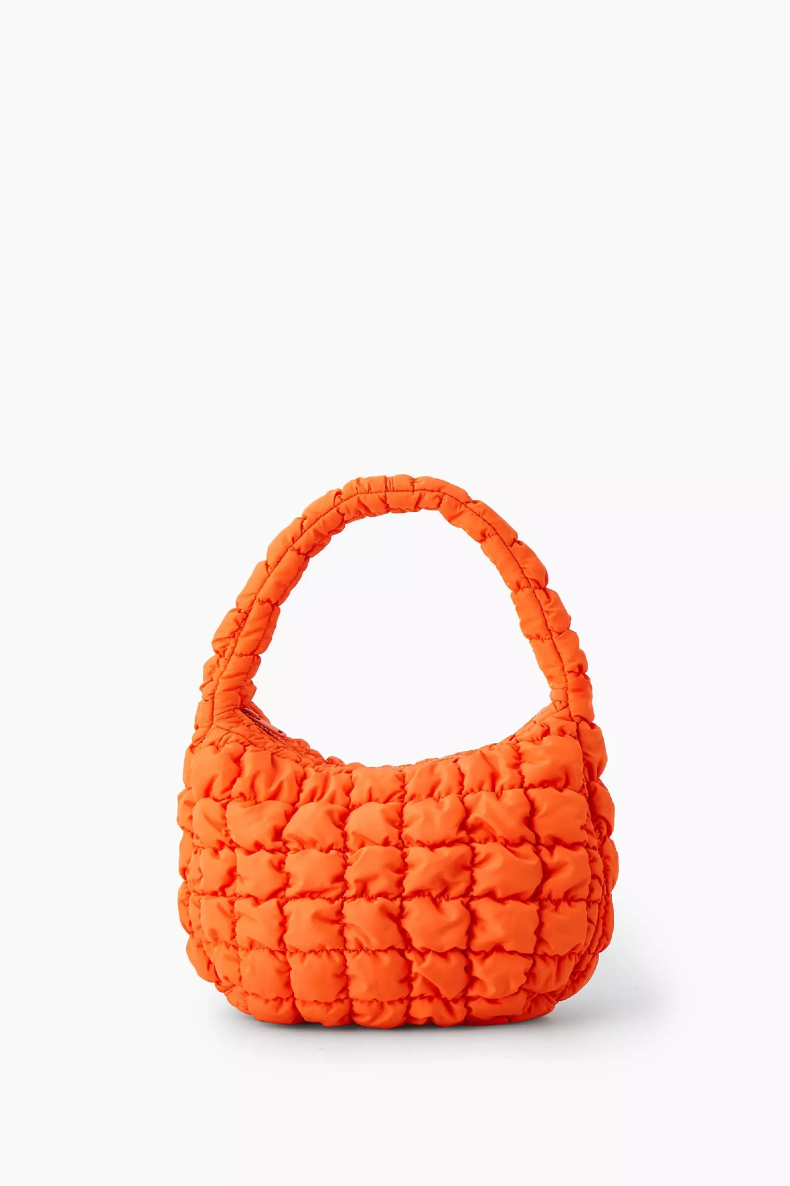 COS Quilted min Shoulder Bag Orange 100% Authenticwomens bags