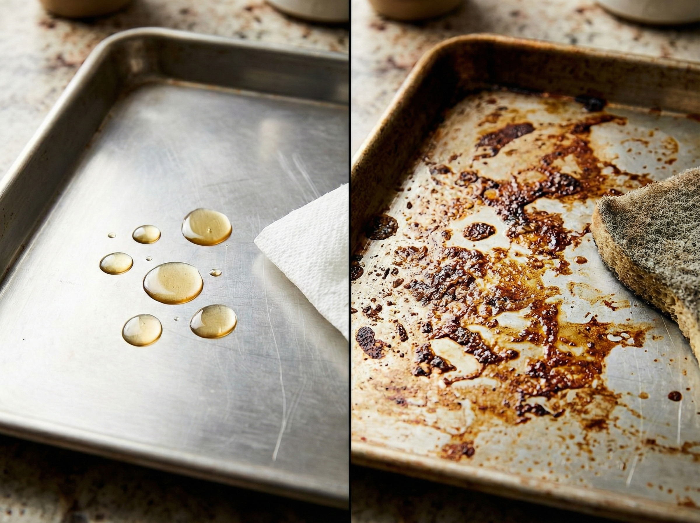 刷不掉的油垢，其實是油脂「黑化」了。