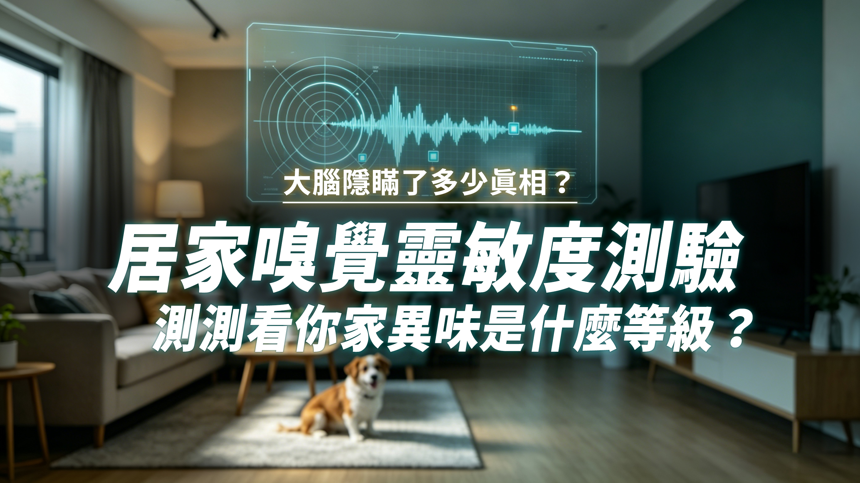 大腦隱瞞了多少真相？居家嗅覺靈敏度測驗：測測看你家異味是什麼等級？