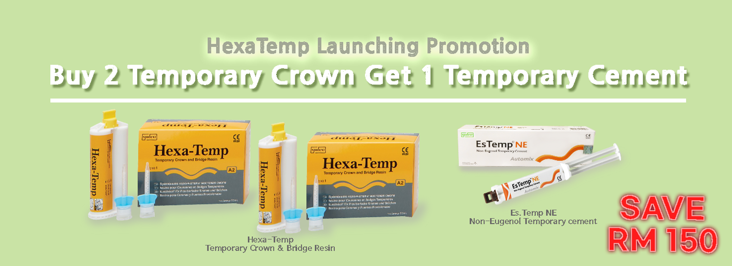 JSI Global - COMBO DEAL! BUY 2 Temporary Crown Material, FREE 1 NETC