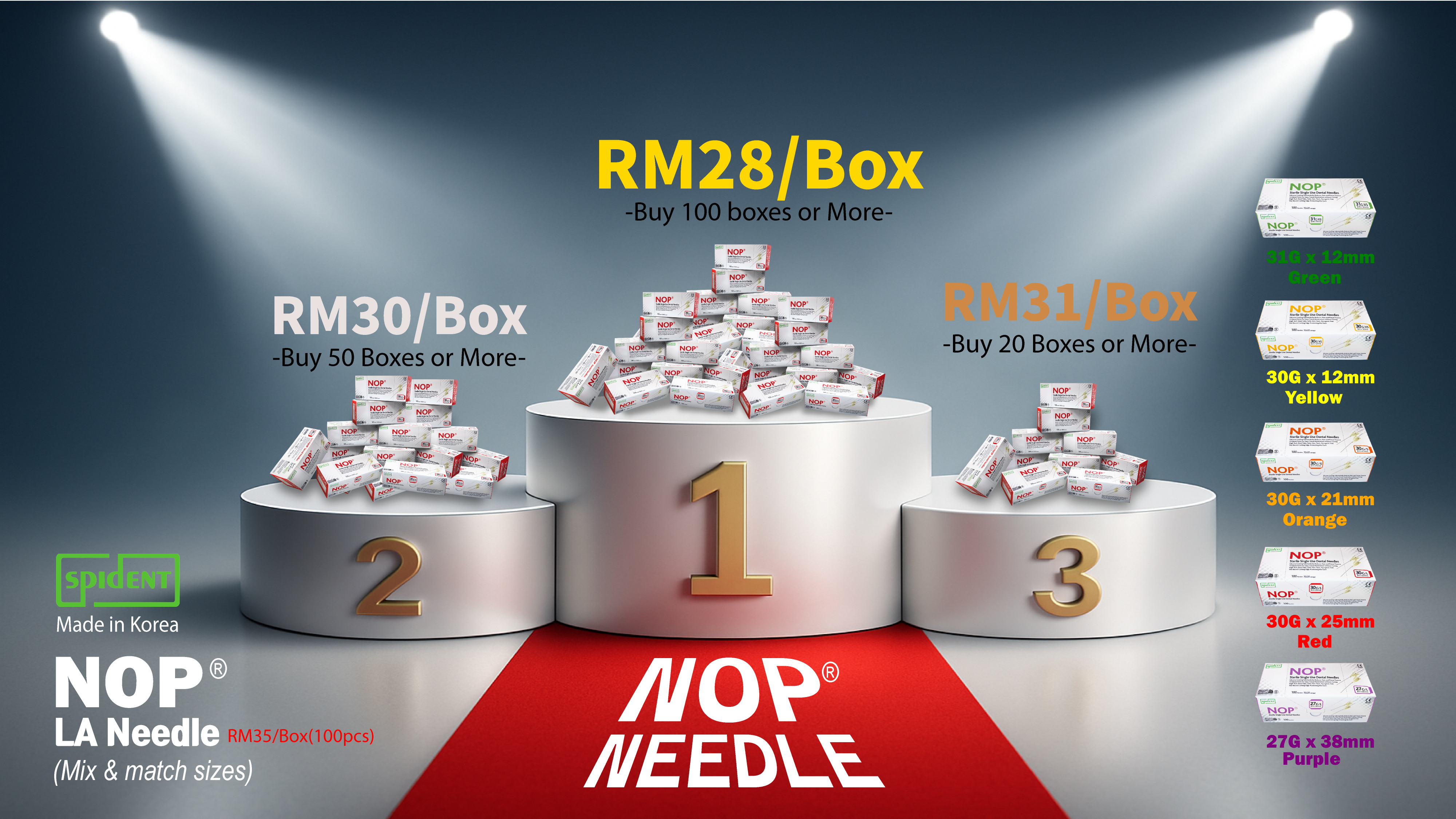 JSI Global - NOP Needle tip_Buy more at RM27/Box