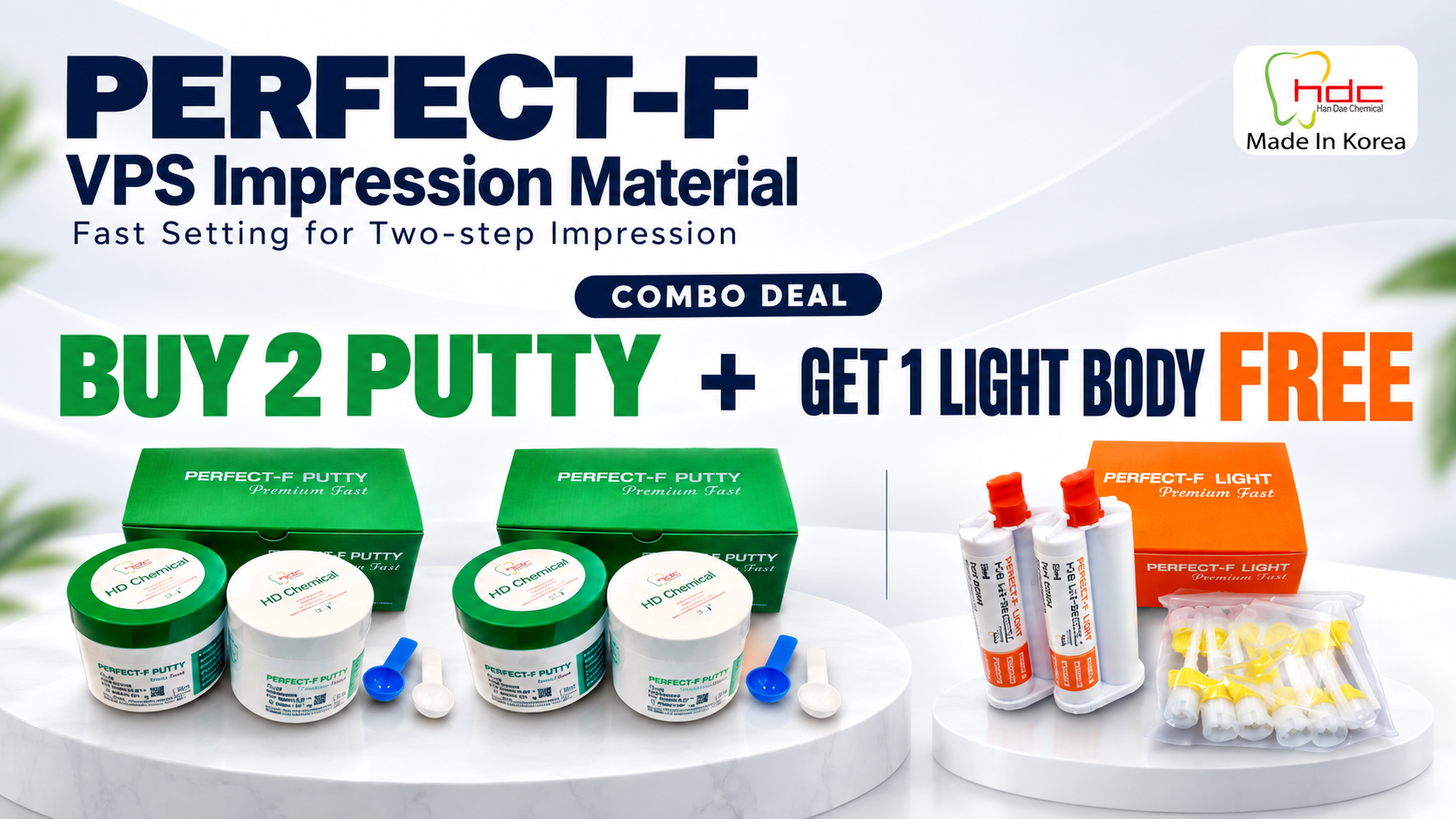 JSI Global - COMBO DEAL! BUY 2 Putty, FREE 1 Light Body