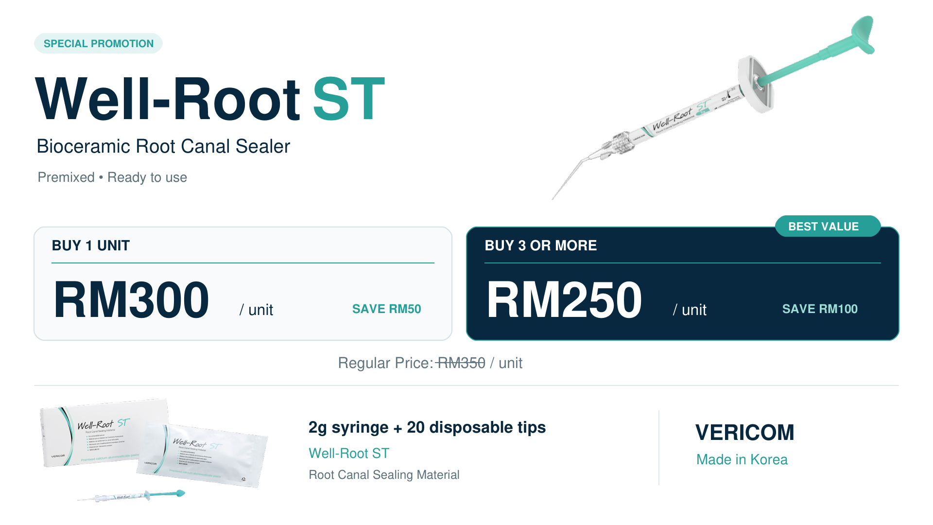 JSI Global - Well-Root PT_Bioceramic Putty