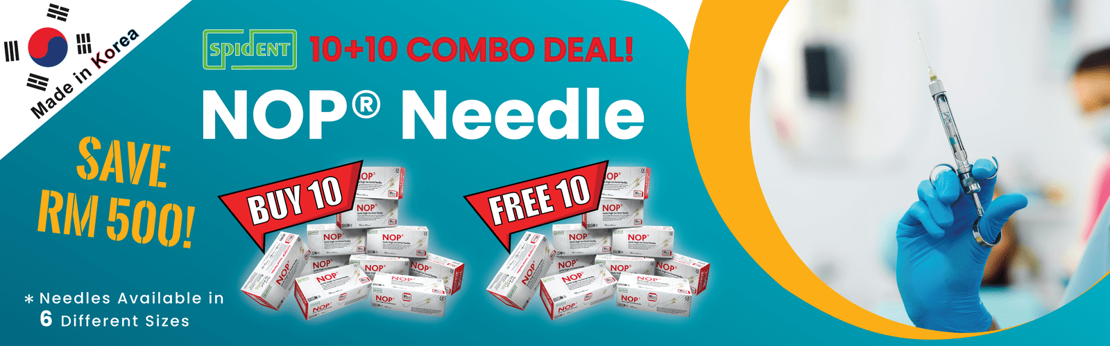 NOP® Needle (100 needles per box) JSI Global
