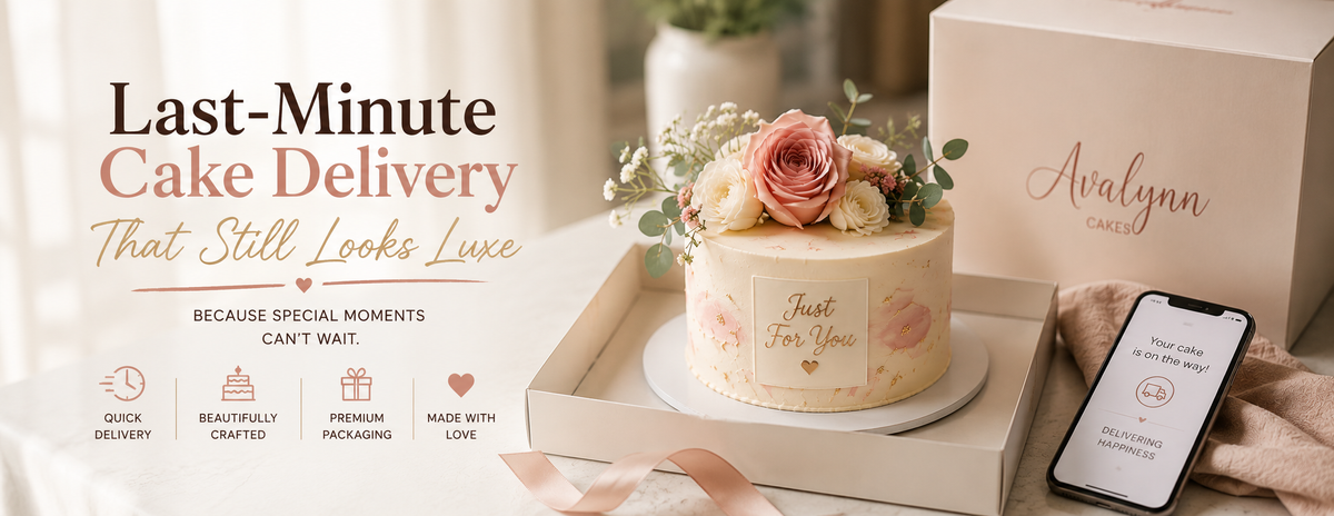 Last-Minute Cake Delivery That Still Looks Luxe