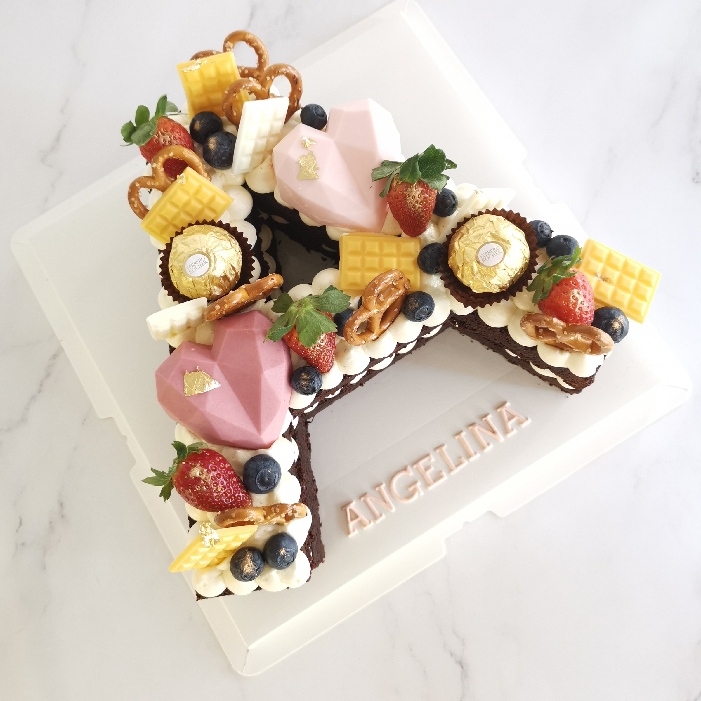 Chocolate Pâte Sablée letter tart cake – hopes.dreams.aspirations