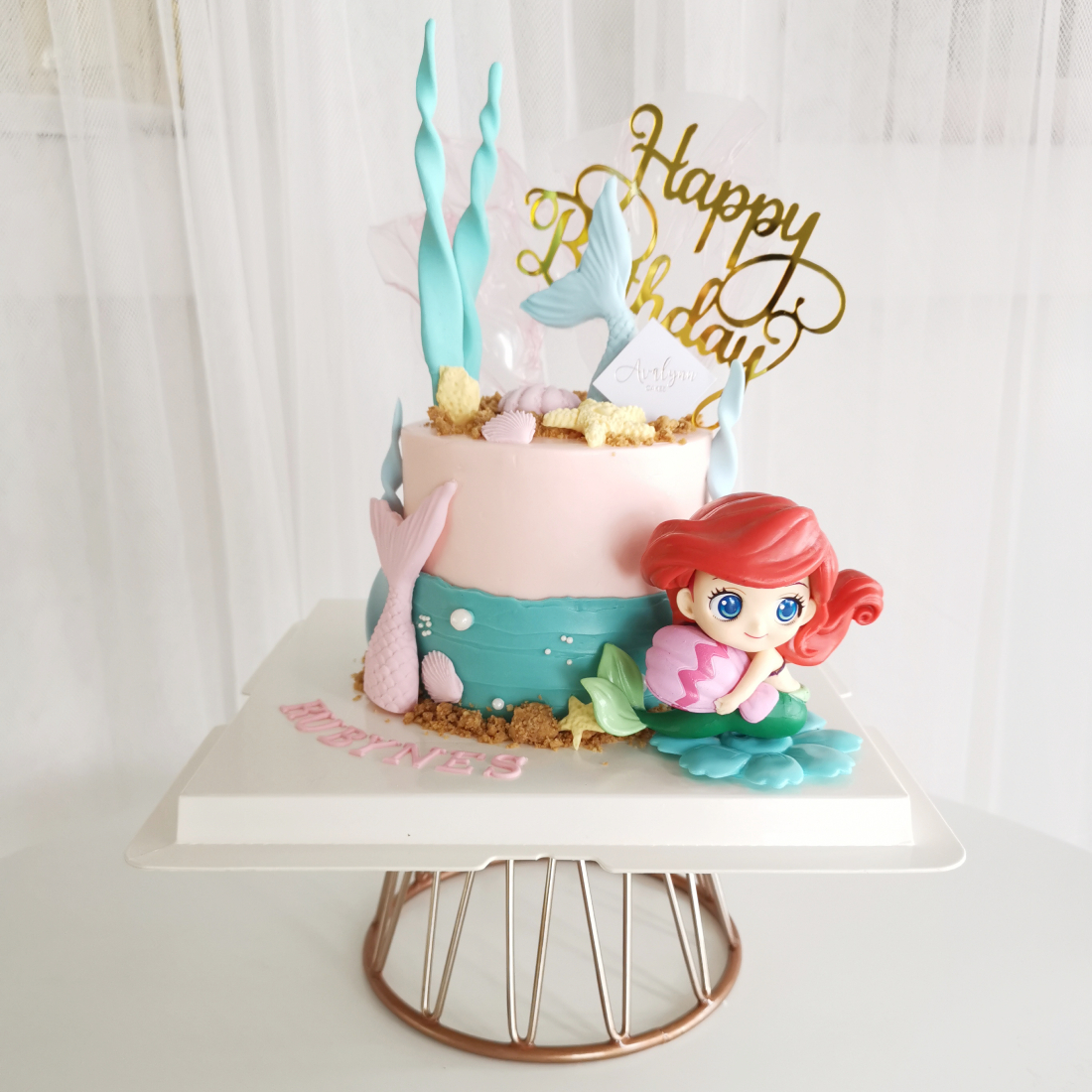 Mermaid cake in abu dhabi