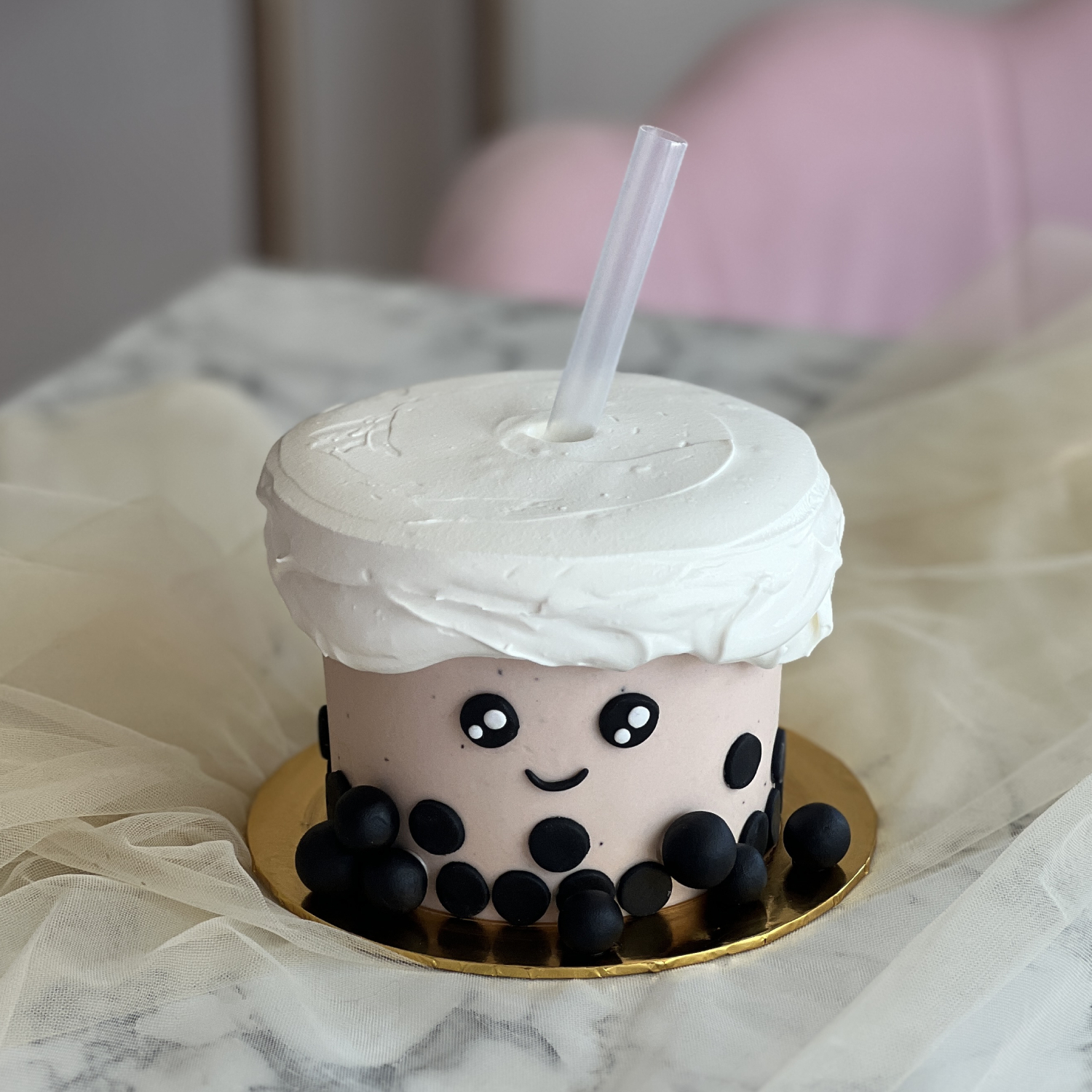 Boba tea birthday cake | Jenny Wenny | Flickr