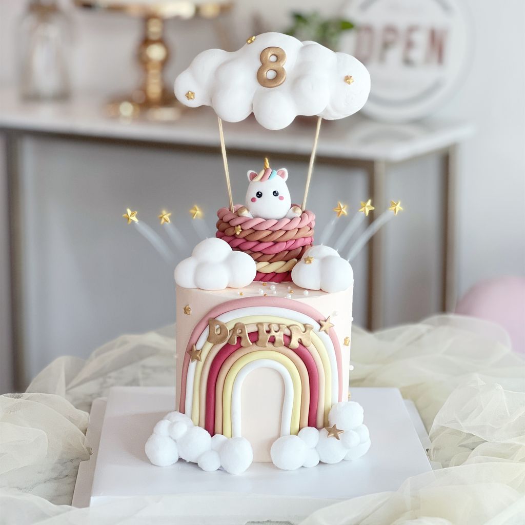 up up away unicorn cake