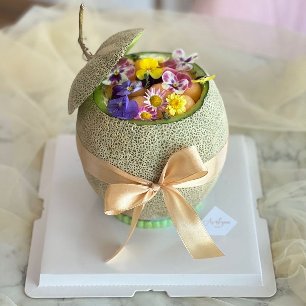 rock melon cake