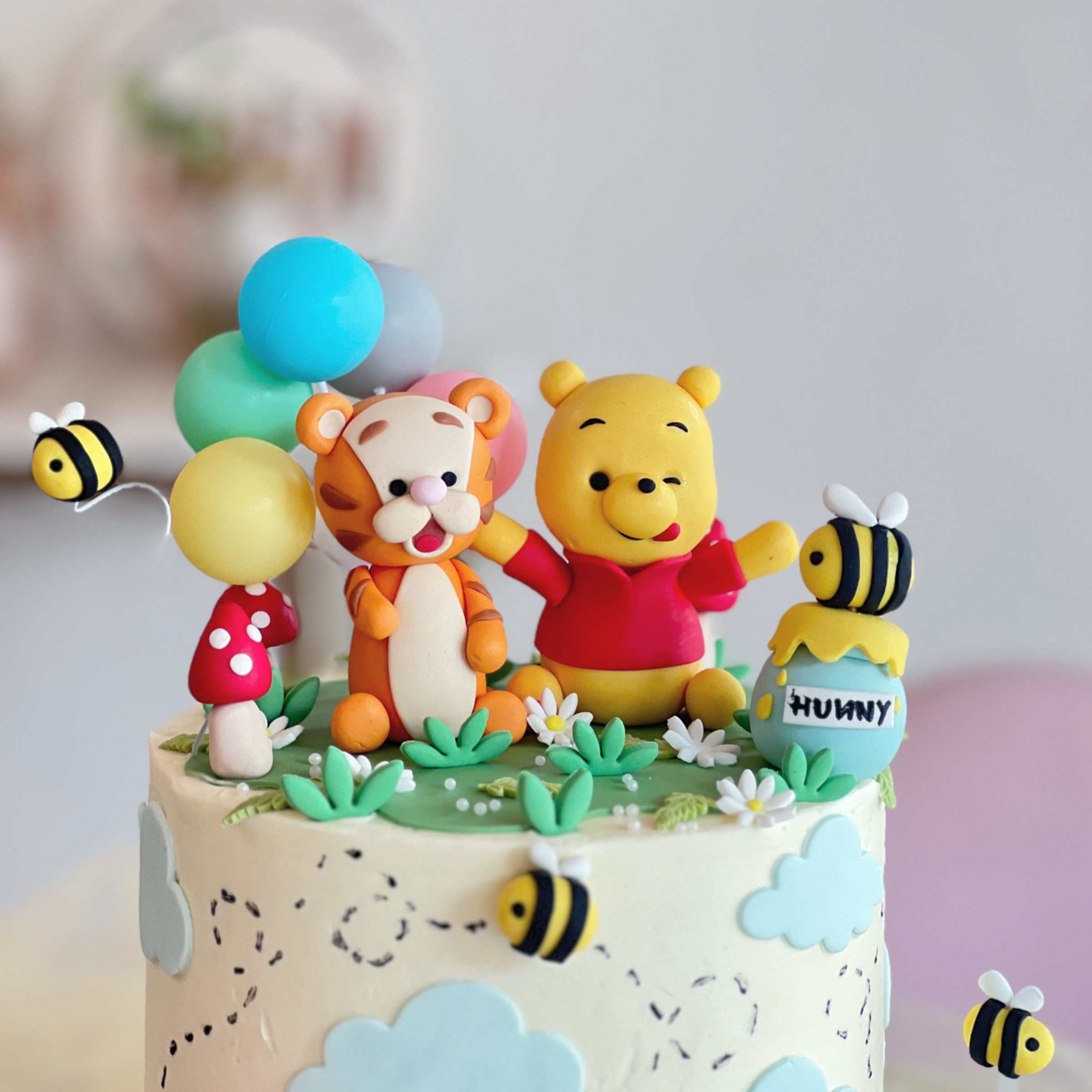 Amazon.com: MEMOVAN Winnie The Pooh Cake Topper, Pooh Bear Cake Topper  Cupcake Topper, Winnie Characters Toys Mini Figurines Collection Playset, Pooh  Cake Decoration for Kids Birthday Baby Shower Party Supplies : Toys