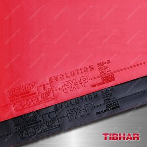 Revêtement De Tennis De Table Tibhar Evolution FX-P - Surface Spin, Contrôle, Éponge Douce Et Flexible