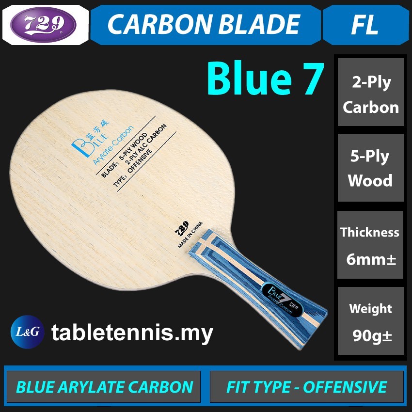 729 Blue Arylate carbon blade FL