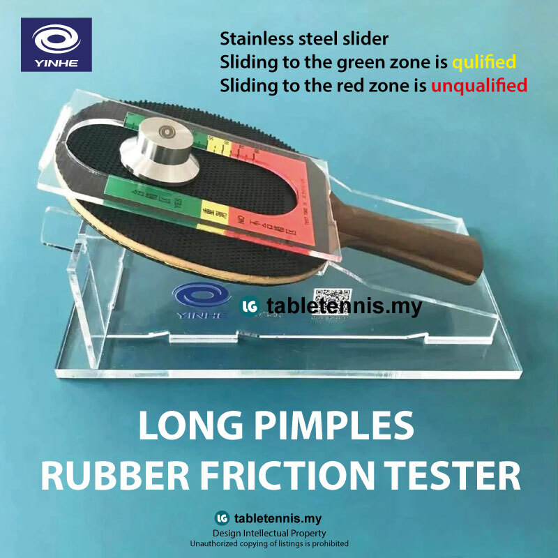 Yinhe-Long-pimples-rubber-friction-tester