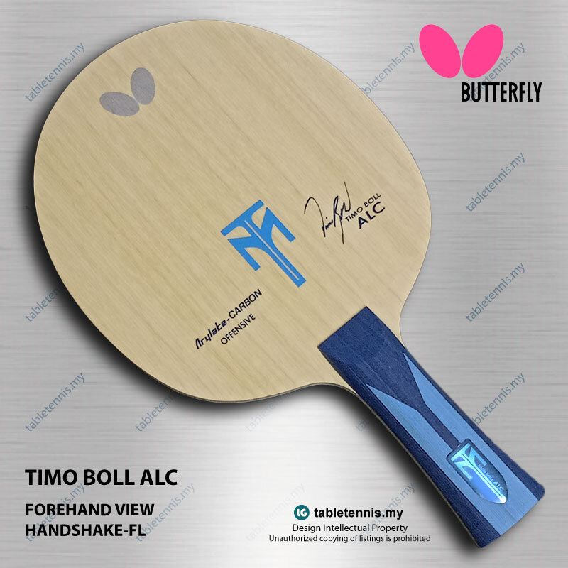 Butterfly Timo Boll ALC Table Tennis Carbon Blade Bat Paddle Racket Ping  Pong Handshake-FL – LG Sports