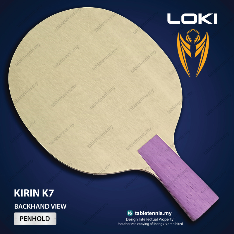 Loki Kirin K7 All Wood Table Tennis Blade Paddle Bat Raket Ping Pong