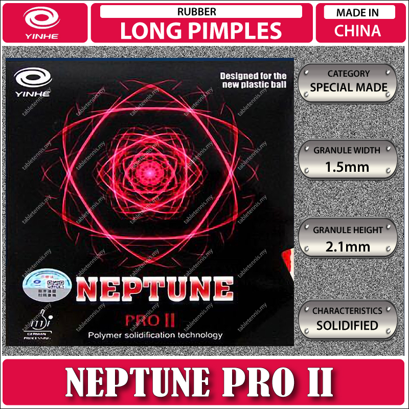 thumbnail image 2 of Bomb Talent Long Pips-Out Table Tennis Rubber - No Sponge OX Version (Black) 2 of 6