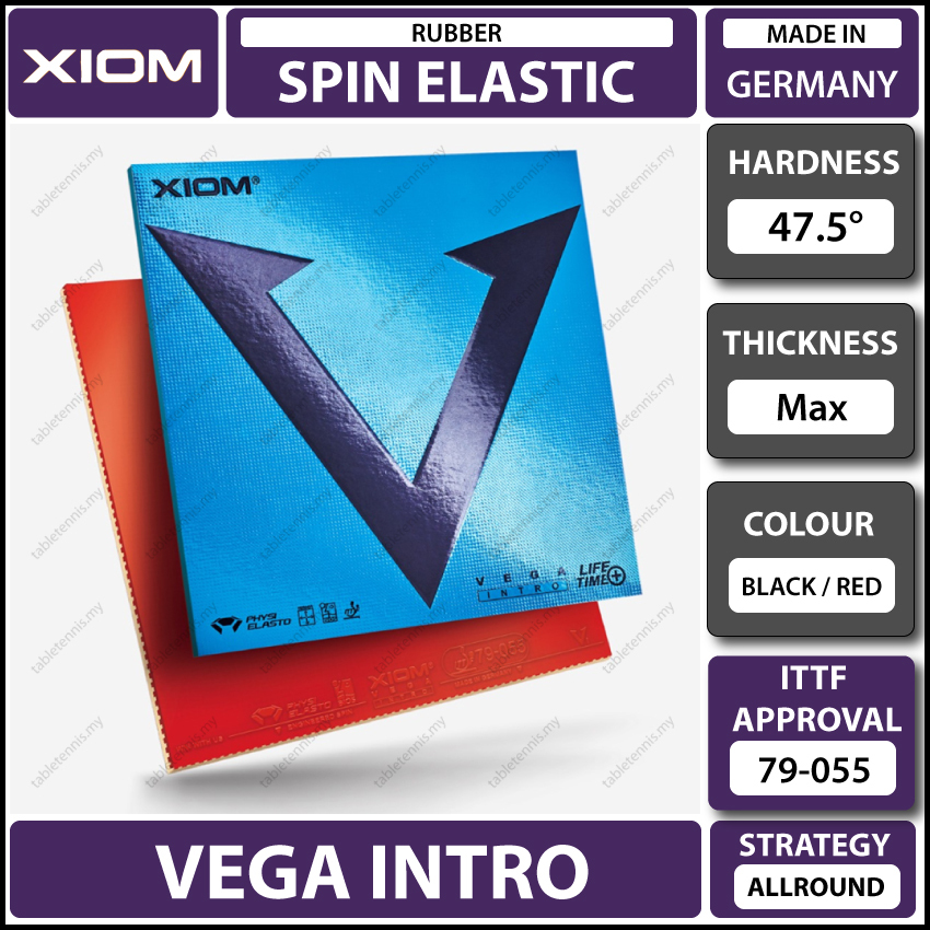 Xiom Vega Pro Table Tennis Rubber - Brand New, Special Price