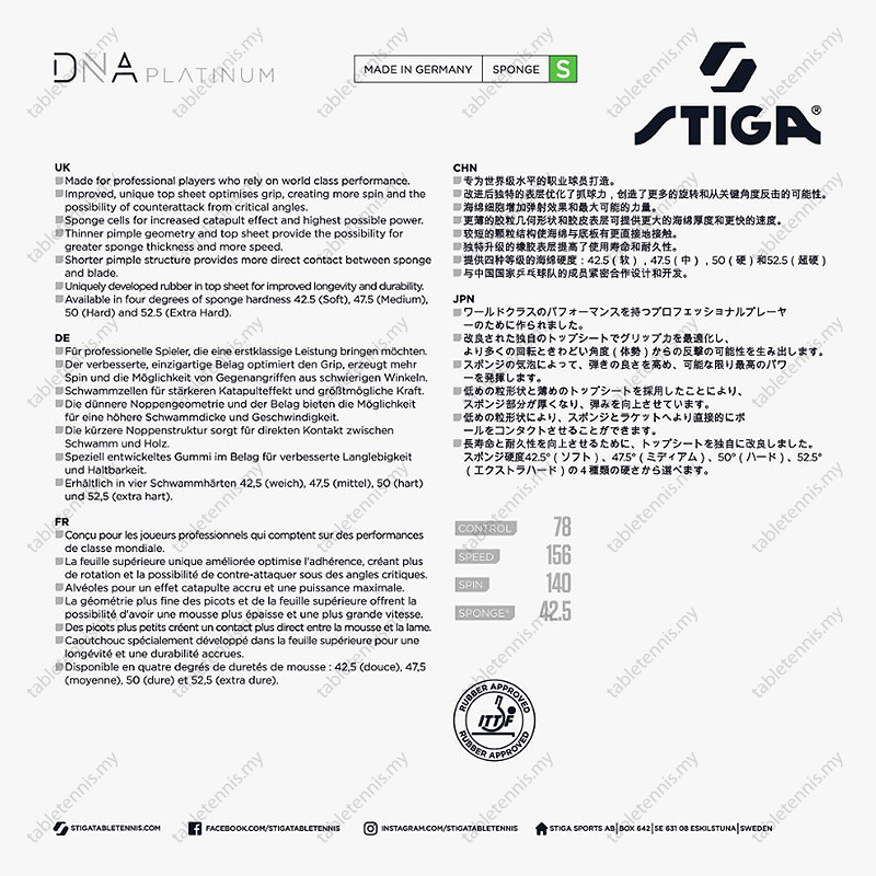 Stiga-DNA-Platinum-S-P6