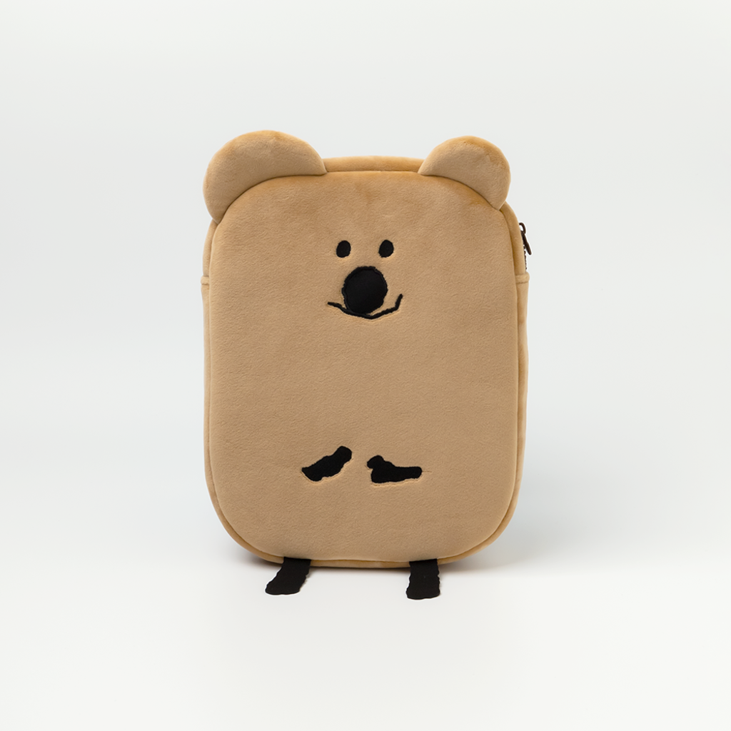 韓国人気【Dinotaeng】BOBO pressed ipad pouch 送料無料 韓國文創•Dinotaeng Quokka Hashbrown Ipad平板包– CUDDLE 韓國