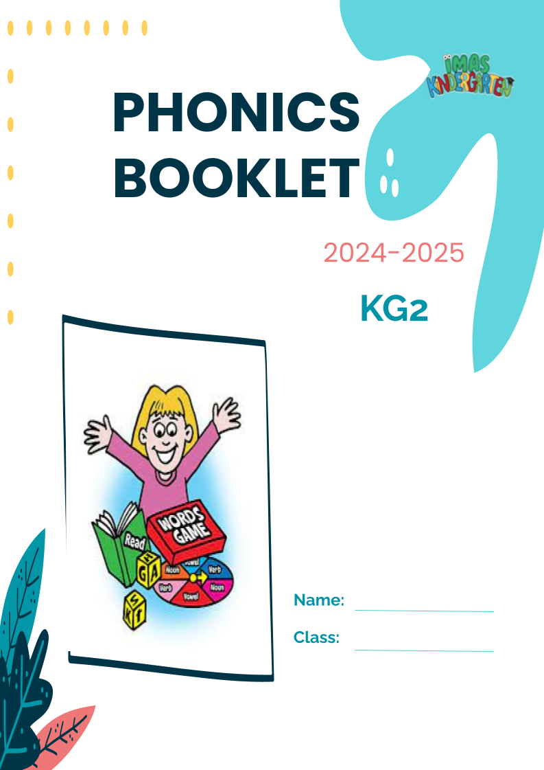 PHONICS BOOKLET KG2 (2024-2025) PRINT IN COLOR