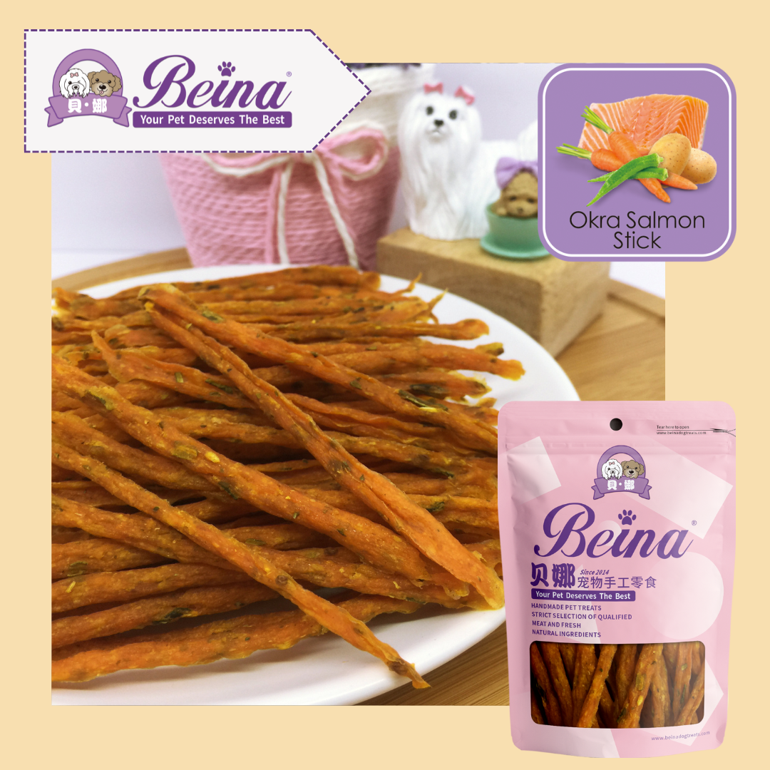 048 秋葵三文鱼条 Okra Salmon Stick