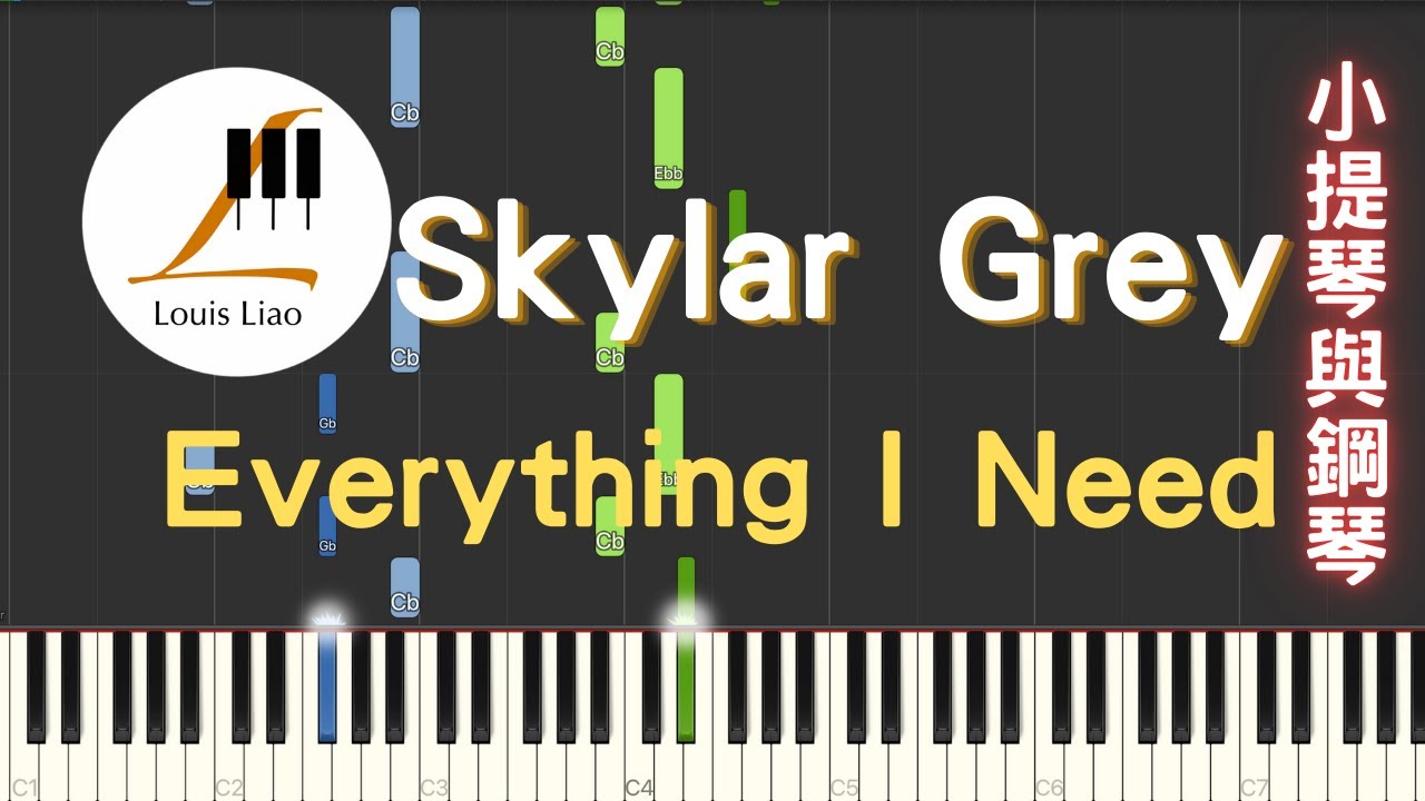 24.Skylar Grey Everything I Need 小提琴與鋼琴