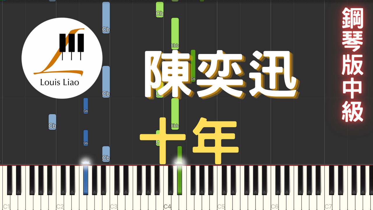 24.陳奕迅 十年 鋼琴版