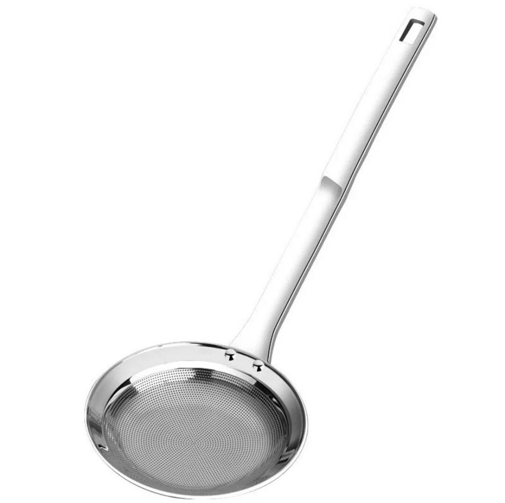  304 Stainless Steel Kitchen Hot Pot Oil Foam Spoon Net Sieve Spoon (3)