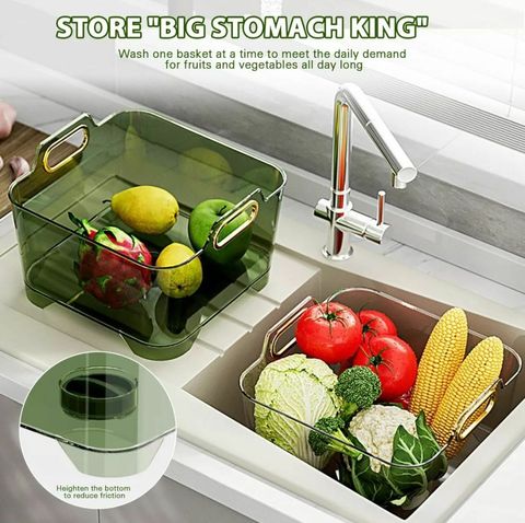 Multifunctional Household Drain Basket With Plug (7)