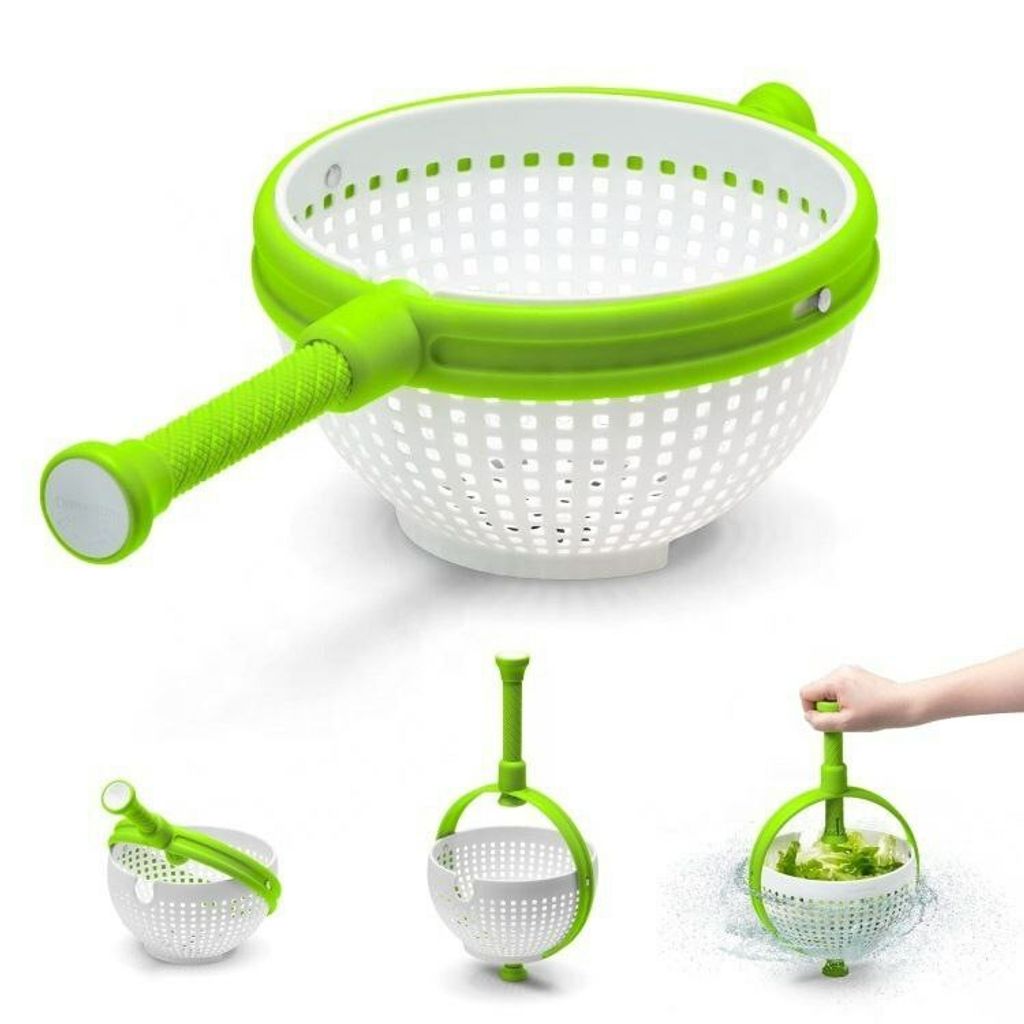 Handy Tool Kitchen Vegetable Washing rotatingDrainer (6)