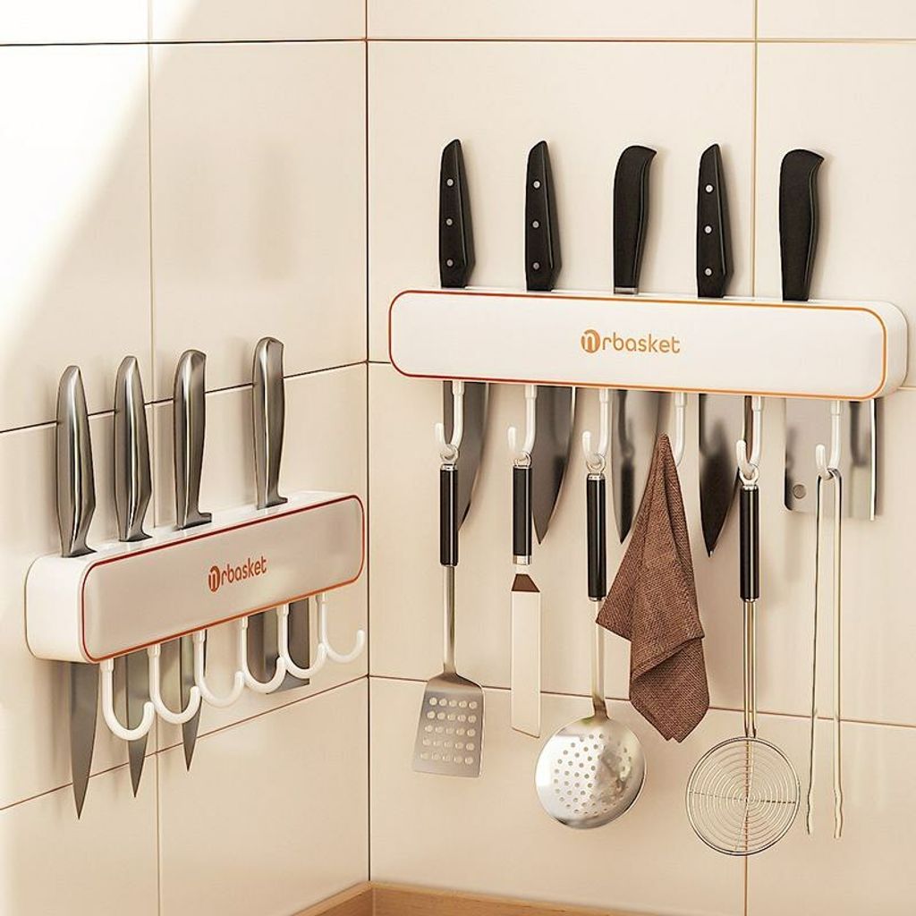 MY115 Multifunctional Kitchen Knife Holder Wall-Mounted Rack Hanging Myhome115 (3)