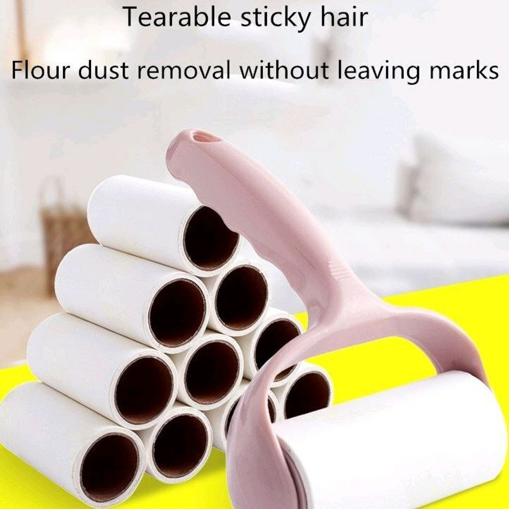 MY142 Clothes Strong Sticky Dust Brush Roller Type Remover Fabric Claening Myhome142 (2)