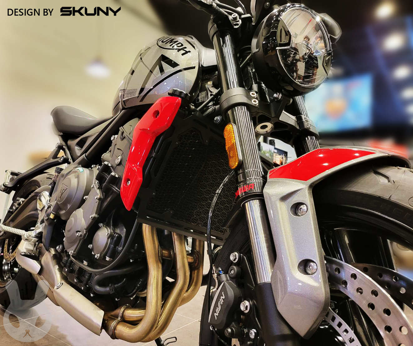投網 SKUNY」Triumph Trident 660 (21-22) Original系列水箱護網– 奧托機工