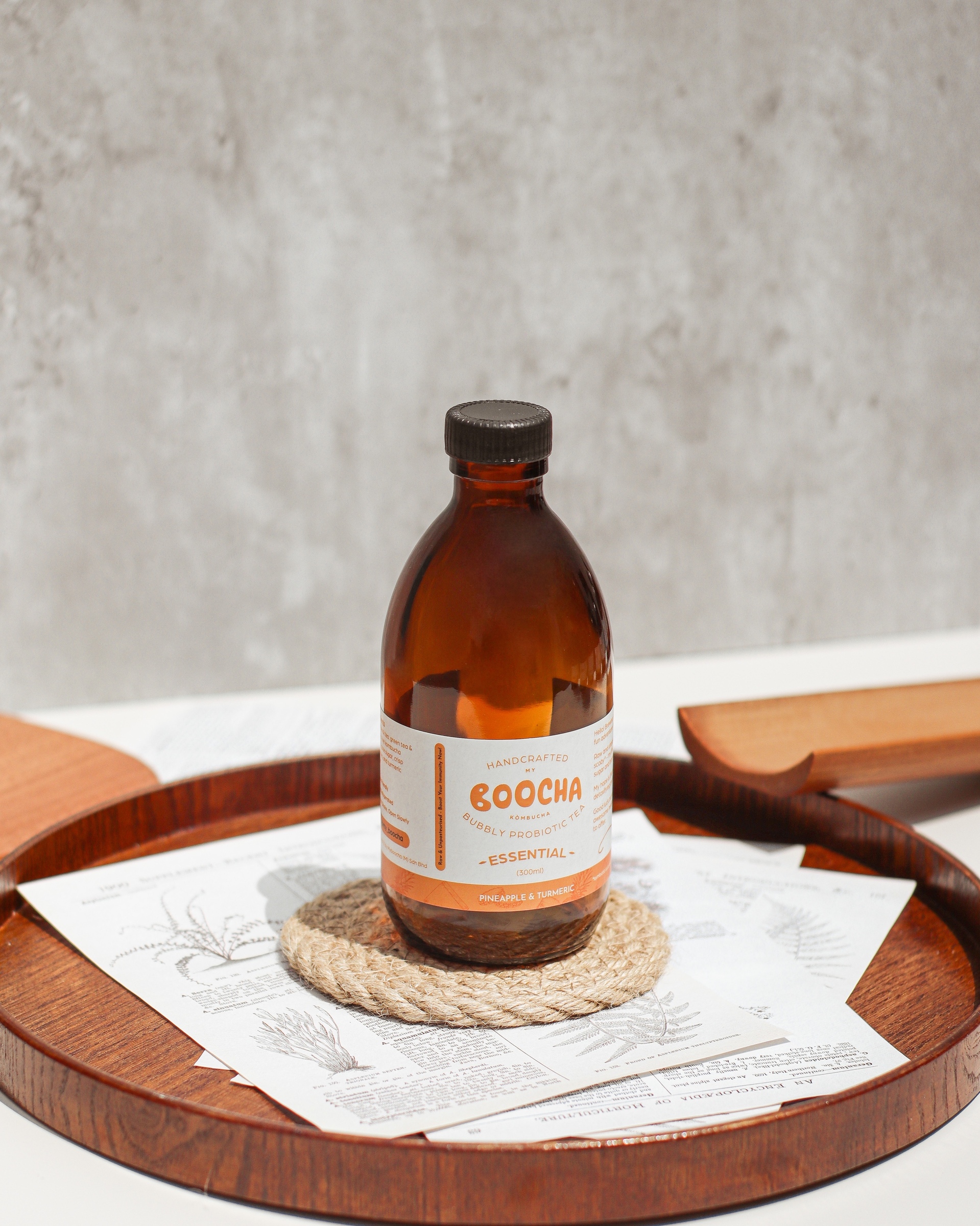 Essential Pineapple & Turmeric Kombucha MyBoocha Kombucha