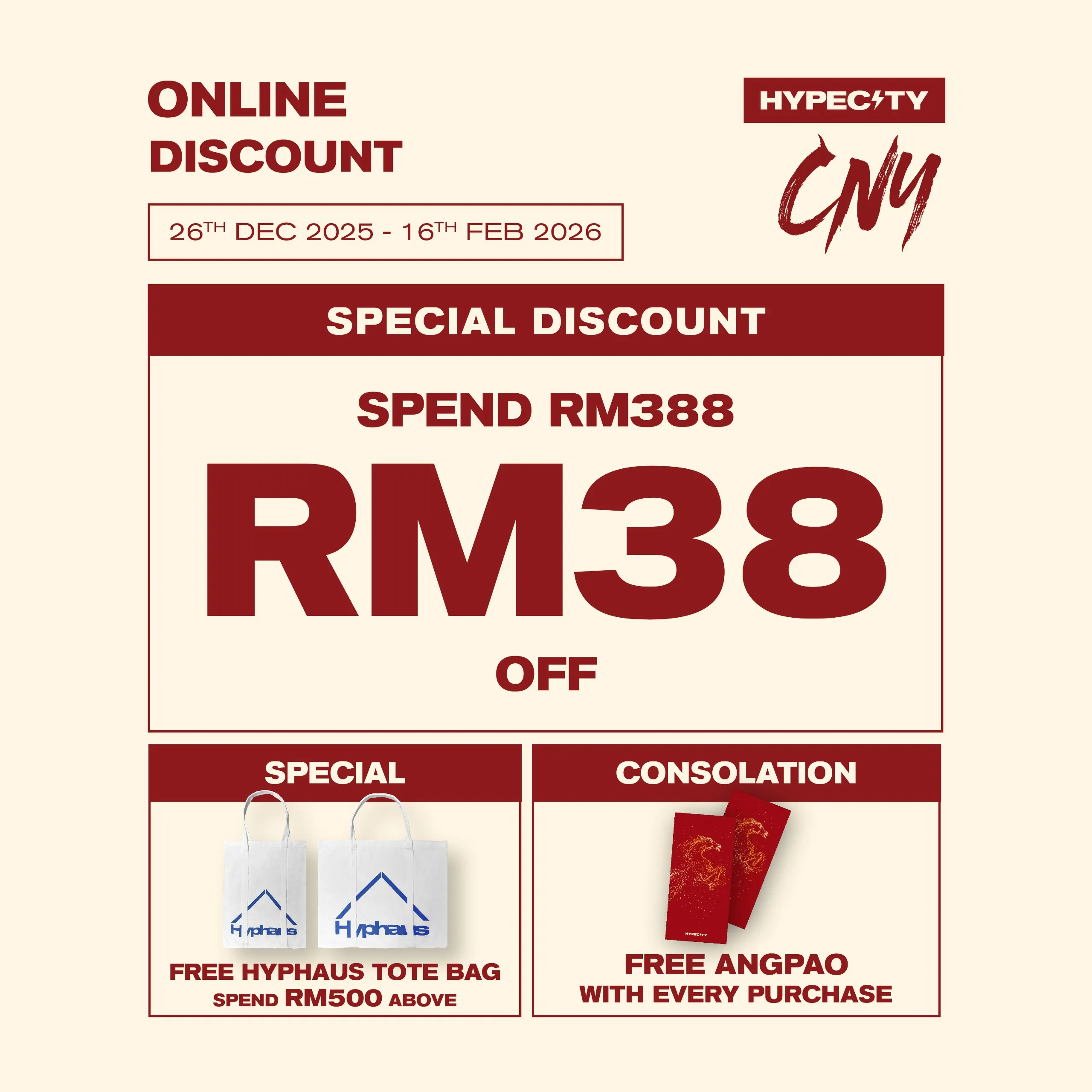 Chinese New Year Deals | HYPECITY